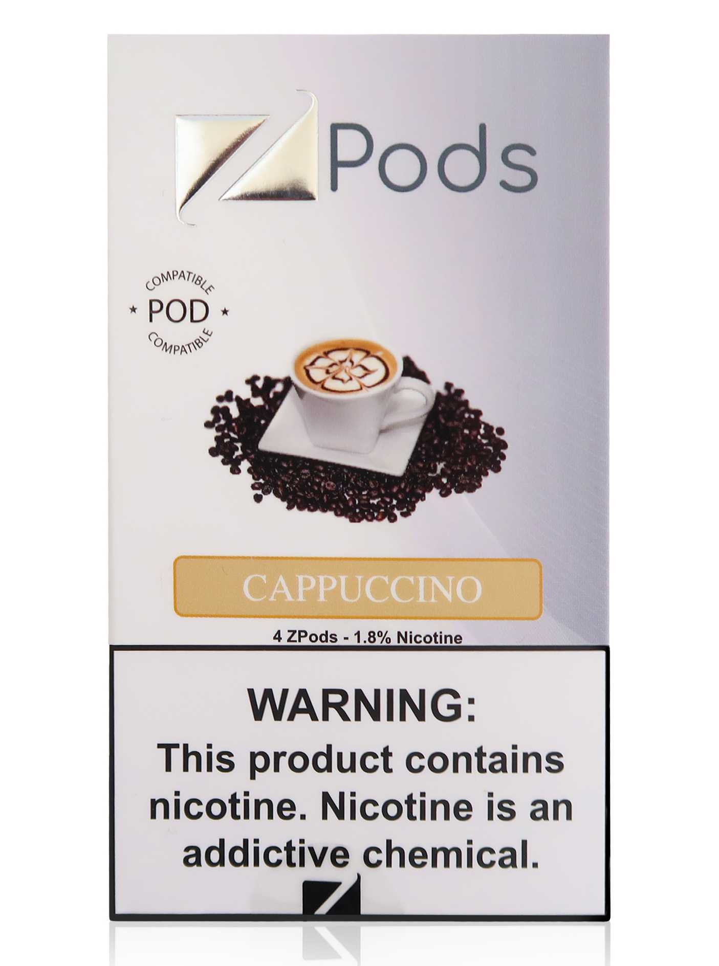 4 STK: ZIIP Pod Cappucino - Evaeske