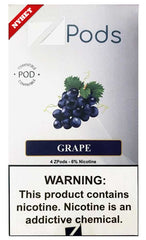 4 STK: ZIIP Pod Grape - Evaeske