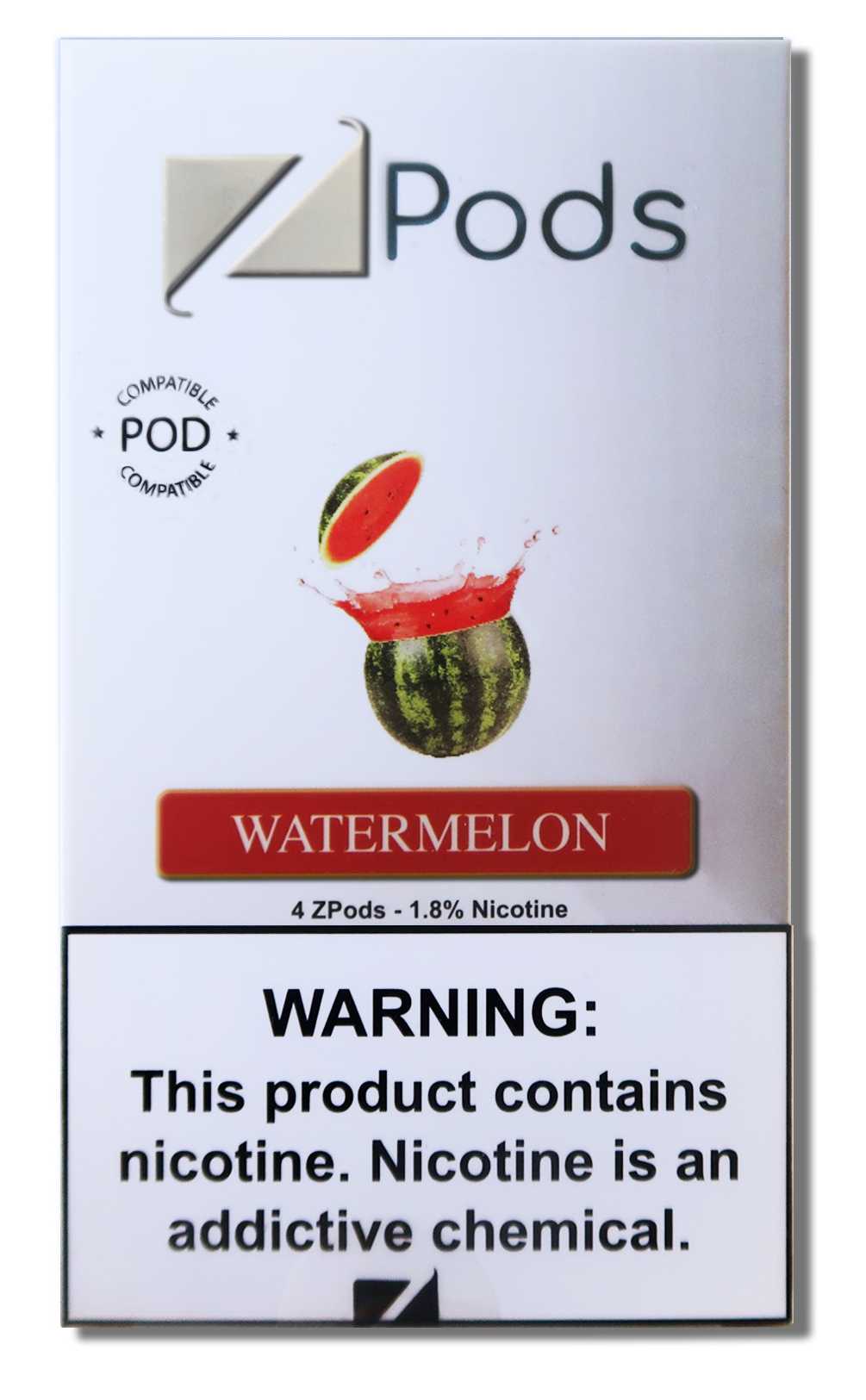 4 STK: ZIIP Pod Watermelon - Evaeske